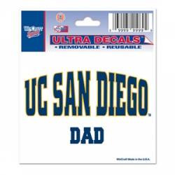 University Of California-San Diego UCSD Tritons Dad - 3x4 Ultra Decal