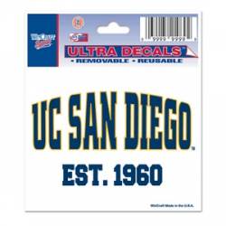University Of California-San Diego UCSD Tritons EST. 1960 - 3x4 Ultra Decal