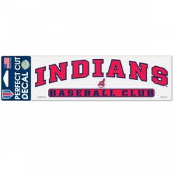 Cleveland Indians Baseball Club - 3x10 Die Cut Decal