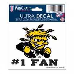 Wichita State University Shockers #1 Fan - 3x4 Ultra Decal