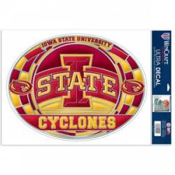 Iowa State University Cyclones - Stained Glass 11x17 Ultra Decal