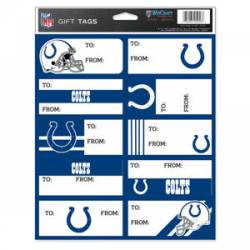 Indianapolis Colts - Sheet of 10 Gift Tag Labels