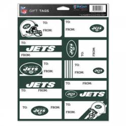 New York Jets - Sheet of 10 Gift Tag Labels