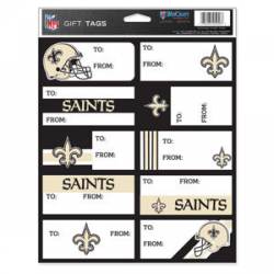 New Orleans Saints - Sheet of 10 Gift Tag Labels