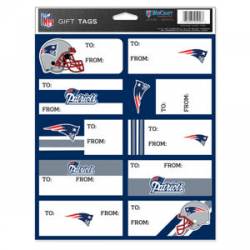 New England Patriots - Sheet of 10 Gift Tag Labels