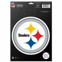 Pittsburgh Steelers - 6.5" Die Cut Logo Magnet
