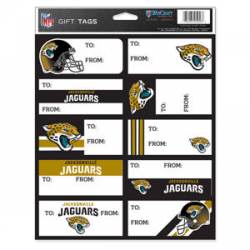Jacksonville Jaguars - Sheet of 10 Gift Tag Labels
