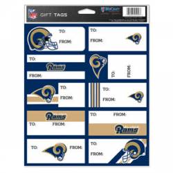 St. Louis Rams - Sheet of 10 Gift Tag Labels