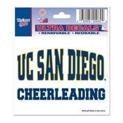 University Of California-San Diego UCSD Tritons Cheerleading - 3x4 Ultra Decal