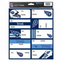 Tennessee Titans - Sheet of 10 Gift Tag Labels