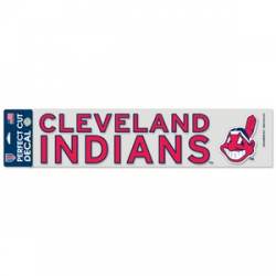 Cleveland Indians - 4x16 Die Cut Decal