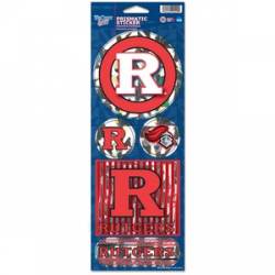 Rutgers University Scarlet Knights - Prismatic Decal Set