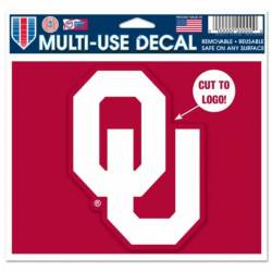 University Of Oklahoma Sooners - 4.5x5.75 Die Cut Multi Use Ultra Decal