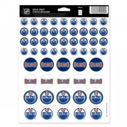 Edmonton Oilers - 8.5x11 Sticker Sheet