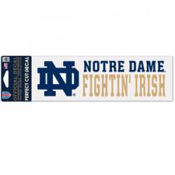 University Of Notre Dame Fighting Irish - 3x10 Die Cut Decal