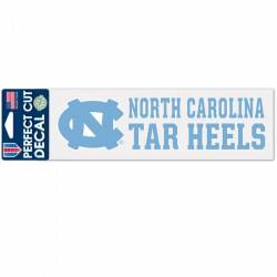 University Of North Carolina Tar Heels - 3x10 Die Cut Decal