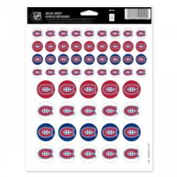 Montreal Canadiens - 8.5x11 Sticker Sheet