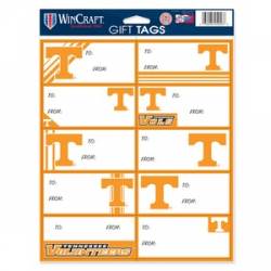 University Of Tennessee Volunteers - Sheet of 10 Gift Tag Labels