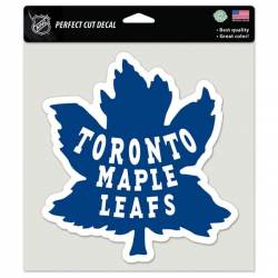 Toronto Maple Leafs Retro Logo - 8x8 Full Color Die Cut Decal
