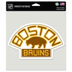 Boston Bruins Retro - 8x8 Full Color Die Cut Decal