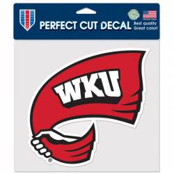 Western Kentucky University Hilltoppers - 8x8 Full Color Die Cut Decal