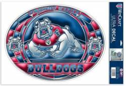 Fresno State University Bulldogs - Stained Glass 11x17 Ultra Decal