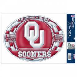 University Of Oklahoma Sooners - Stained Glass 11x17 Ultra Decal