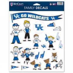 University Of Kentucky Wildcats - 8.5x11 Family Sticker Sheet