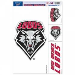 University of New Mexico Lobos - Set of 4 Ultra Decals