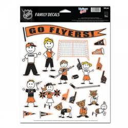 Philadelphia Flyers - 8.5x11 Family Sticker Sheet