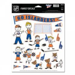 New York Islanders - 8.5x11 Family Sticker Sheet
