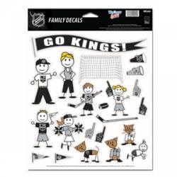 Los Angeles Kings - 8.5x11 Family Sticker Sheet