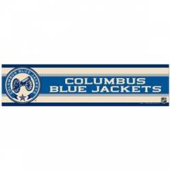 Columbus Blue Jackets - 3x12 Bumper Sticker Strip