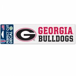 University Of Georgia Bulldogs - 3x10 Die Cut Decal