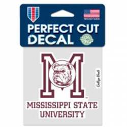 Mississippi State University Bulldogs College Vault - 4x4 Die Cut Decal