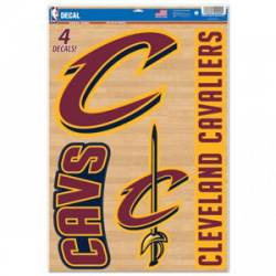 Cleveland Cavaliers - Set of 4 Ultra Decals