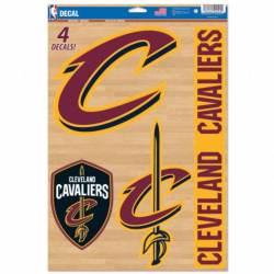 Cleveland Cavaliers Shield - Set of 4 Ultra Decals