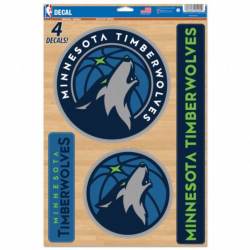 Minnesota Timberwolves - Set of 4 Ultra Decals