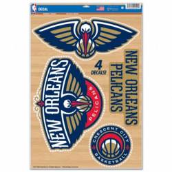 New Orleans Pelicans - Set of 4 Ultra Decals