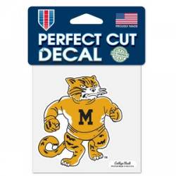 University Of Missouri Tigers Mascot In Sweater - 4x4 Die Cut Decal