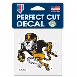 University Of Missouri Tigers Retro Football - 4x4 Die Cut Decal