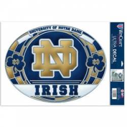 University Of Notre Dame Fighting Irish - Stained Glass 11x17 Ultra Decal