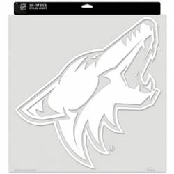 Phoenix Coyotes - 18x18 White Die Cut Decal