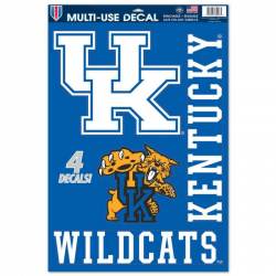 University Of Kentucky Wildcats - Set Of 4 Ultra Decals