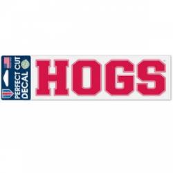 University Of Arkansas Razorbacks Hogs - 3x10 Die Cut Decal