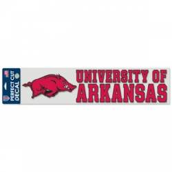 University Of Arkansas Razorbacks - 4x17 Die Cut Decal