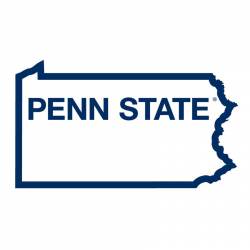 Penn State University Nittany Lions Home State Logo - Vinyl Sticker
