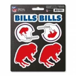 Buffalo Bills Retro Vintage - Set Of 6 Sticker Sheet