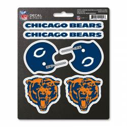Chicago Bears Retro Vintage - Set Of 6 Sticker Sheet