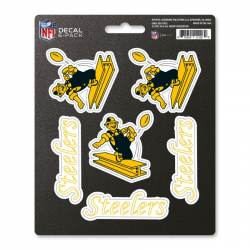 Pittsburgh Steelers Retro Vintage - Set Of 6 Sticker Sheet
